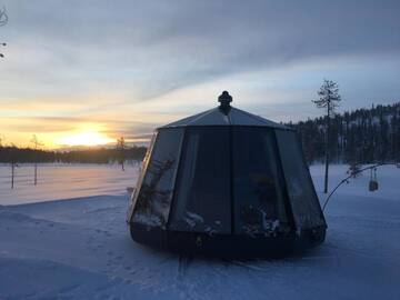 Фото Отель SnowLounge AuroraHut Glass Igloos &amp; Ice Hotel г. Салла 5