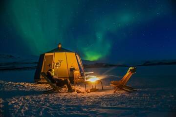 Фото номера Glass Iglu Отель SnowLounge AuroraHut Glass Igloos &amp; Ice Hotel г. Салла 14