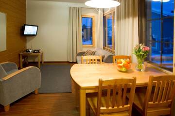 Фото номера Коттедж с 1 спальней и сауной Дома для отпуска Sallainen Cottages г. Салла 11