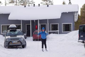Фото номера Коттедж с 1 спальней и сауной Дома для отпуска Sallainen Cottages г. Салла 4